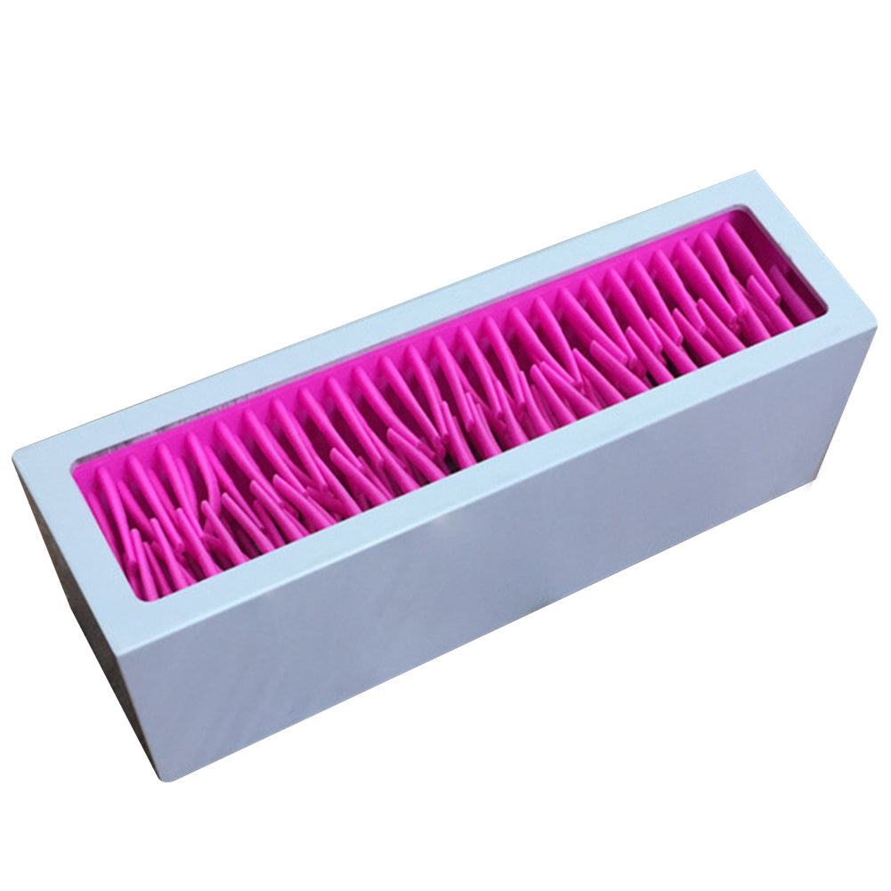 Silicone cosmetic brush storage box