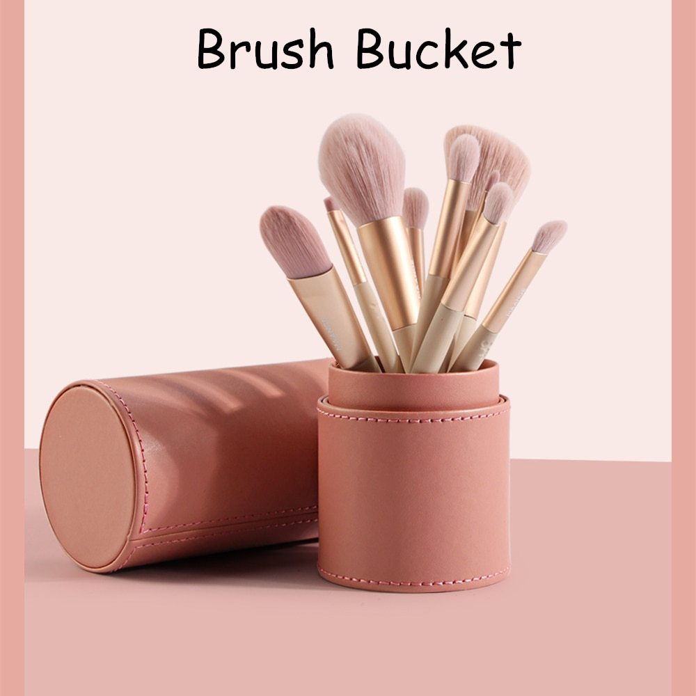 PU Round Cosmetic Brush