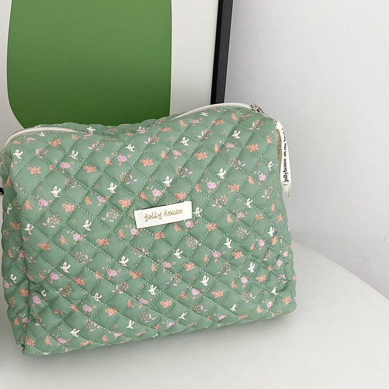 New Ins Cream Cute Gentle Cosmetic Bag