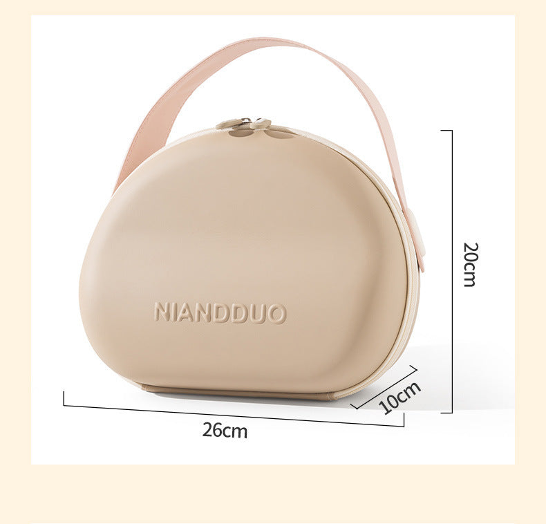 Dopamine-color Shell-shape Cosmetic Bag