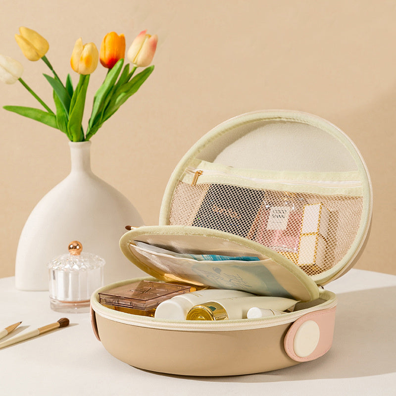 Dopamine-color Shell-shape Cosmetic Bag