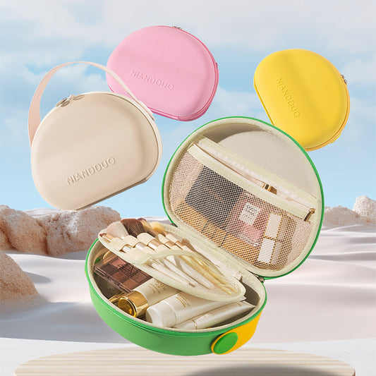 Dopamine-color Shell-shape Cosmetic Bag