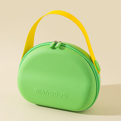 Dopamine-color Shell-shape Cosmetic Bag
