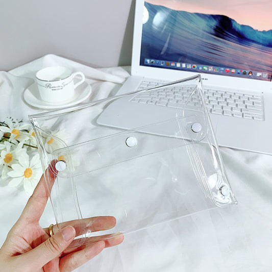 Portable Transparent Cosmetic Brush Storage Bag