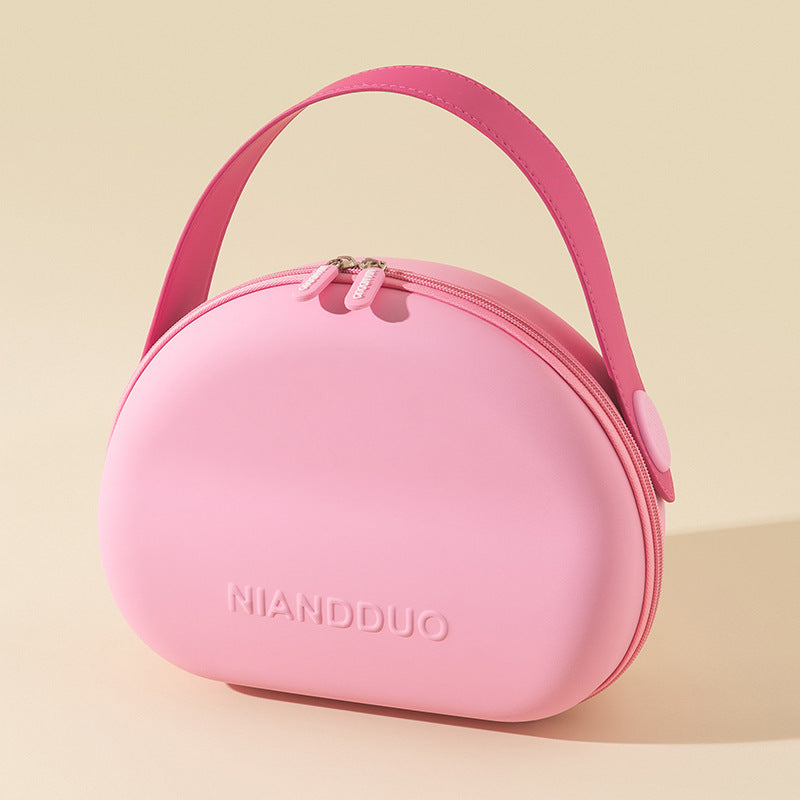 Dopamine-color Shell-shape Cosmetic Bag