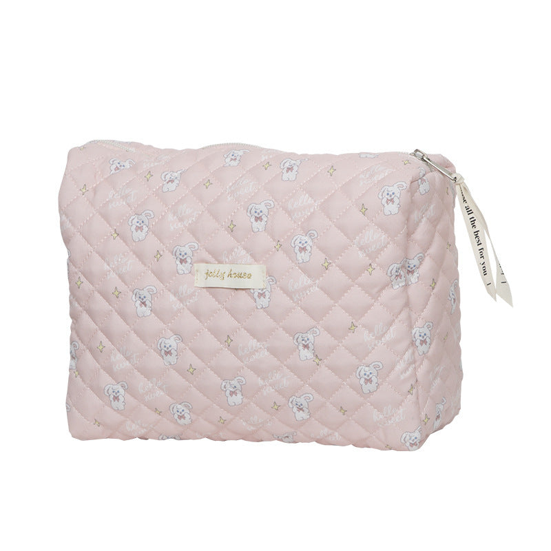 New Ins Cream Cute Gentle Cosmetic Bag