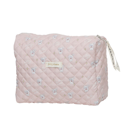 New Ins Cream Cute Gentle Cosmetic Bag