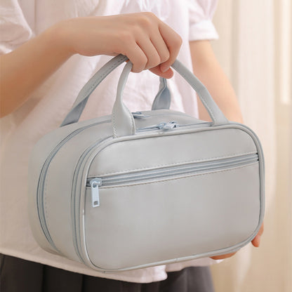 New Portable Cosmetic Bag With Handle Large